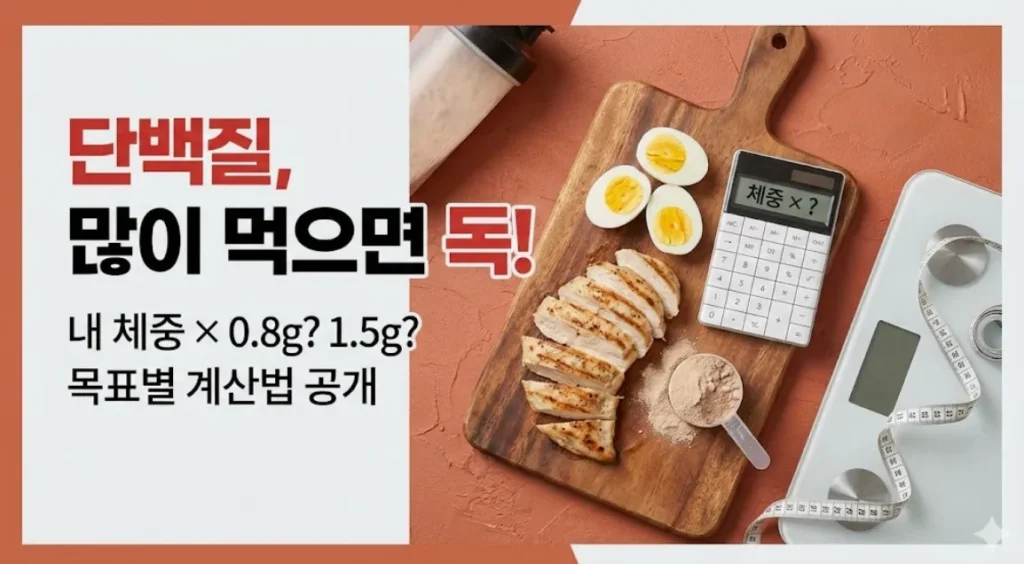 단백질, 많이 먹으면 '독' 됩니다!