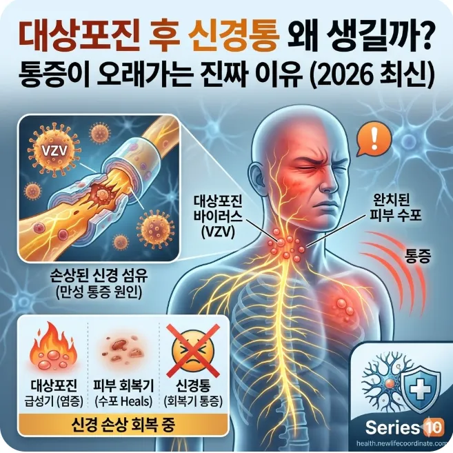 대상포진 후 신경통 왜 생길까?