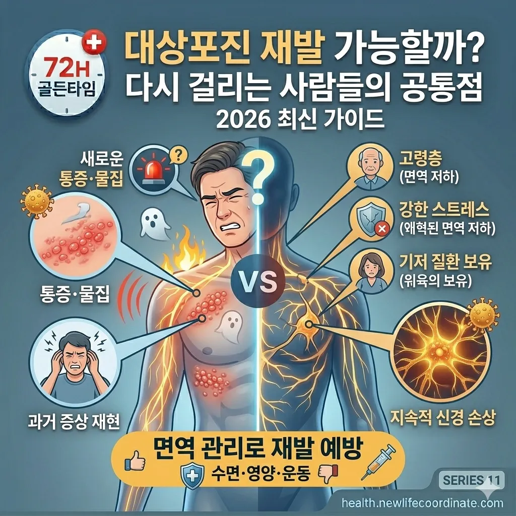대상포진 재발 원인과 방어 전략