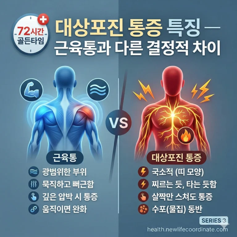 대상포진 근육통과 다른 결정적 차이
