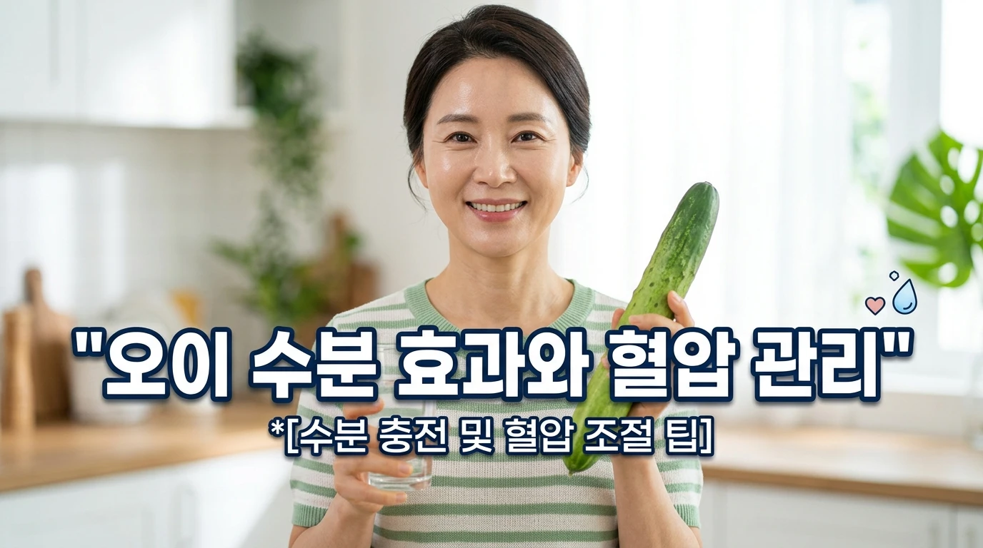 오이 수분 효과와 혈압 관리