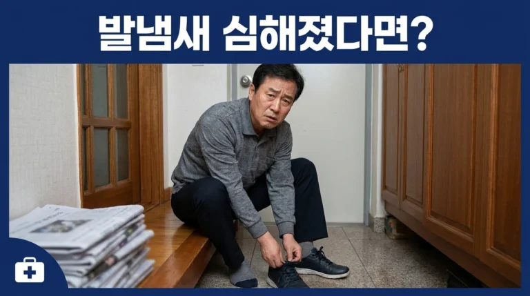 발냄새 원인｜심한 발냄새가 날 때 의심해야 하는 문제