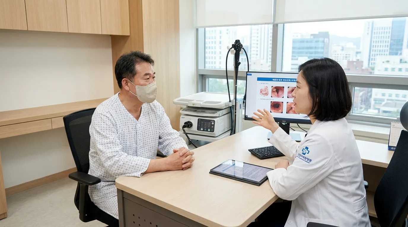 위내시경 검사 전 의료진 상담
