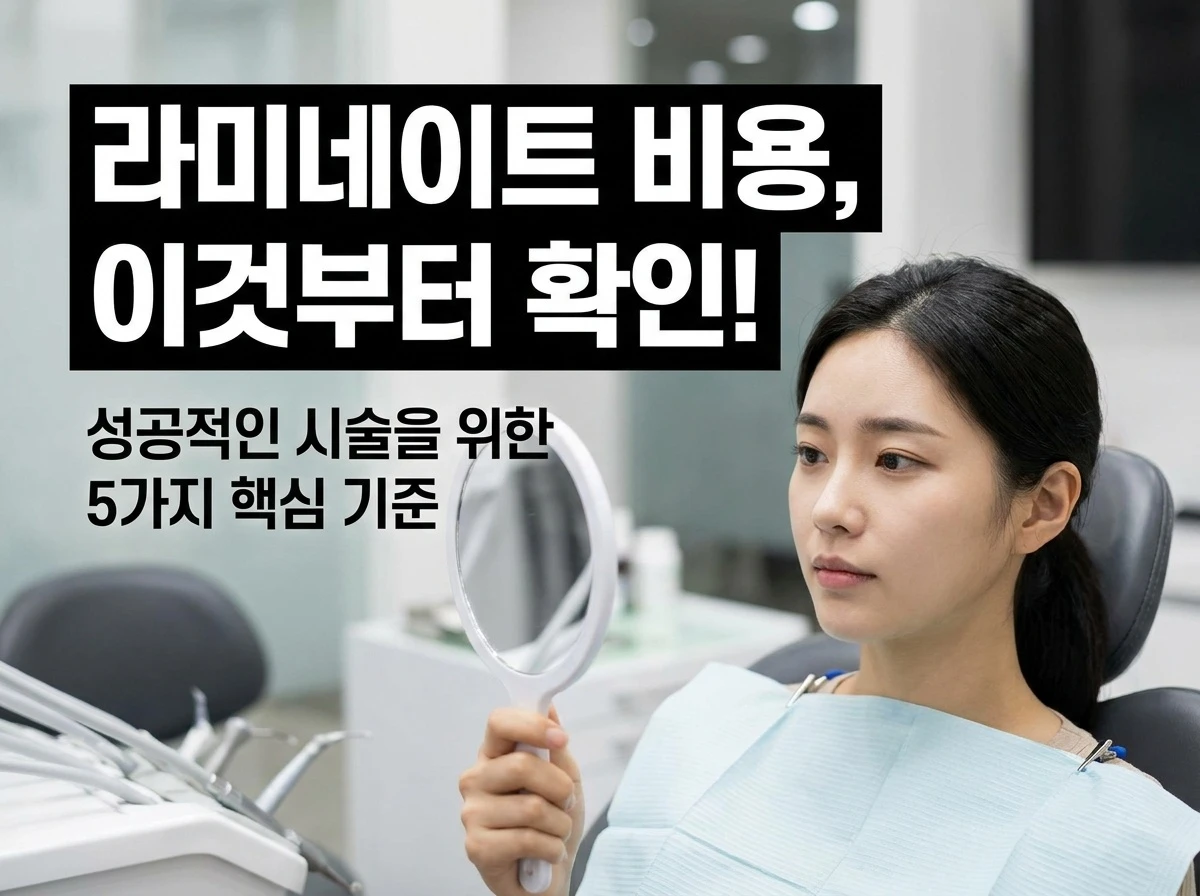 라미네이트 비용과 치아 삭제량에 대해 고민하는 사람