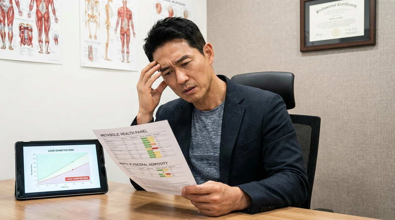 마른 당뇨 위험군과 세포 노화 원인 설명