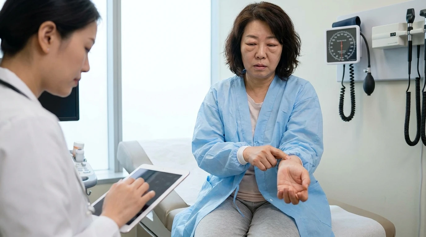 아침 부종과 신장 기능 문제
