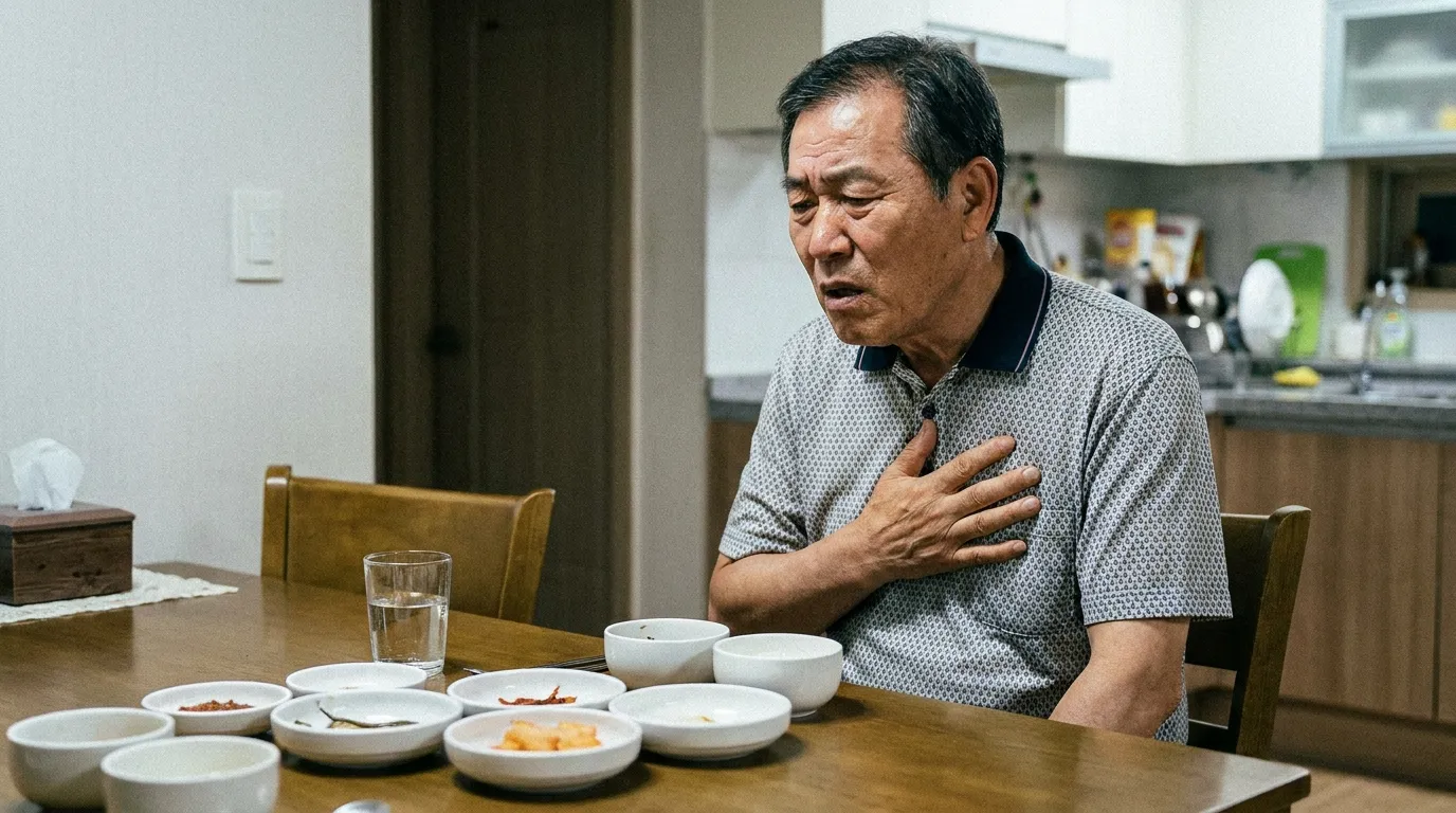 반복되는 트림과 소화불량 증상