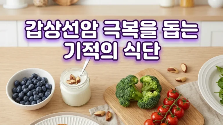 갑상선암 극복을 돕는 기적의 식단