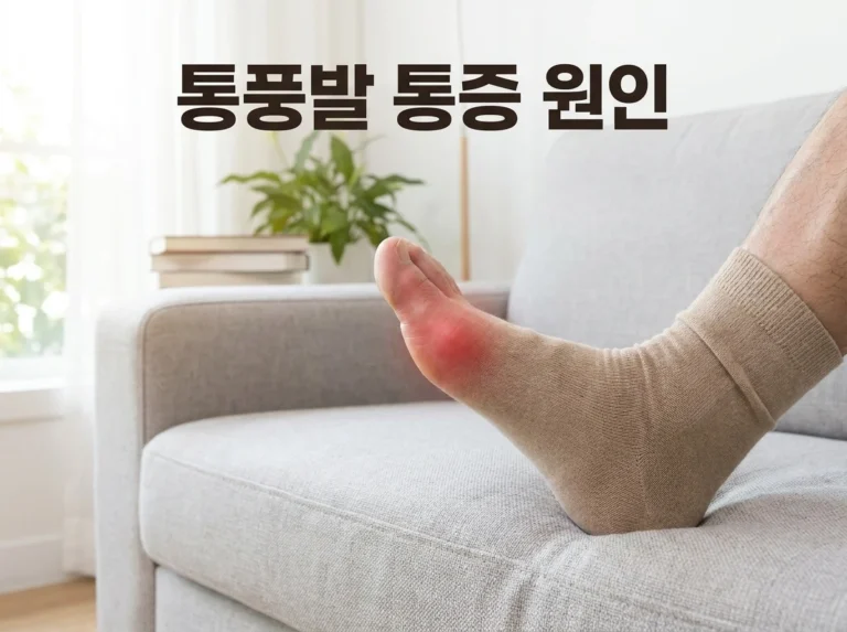 통풍발 통증 원인