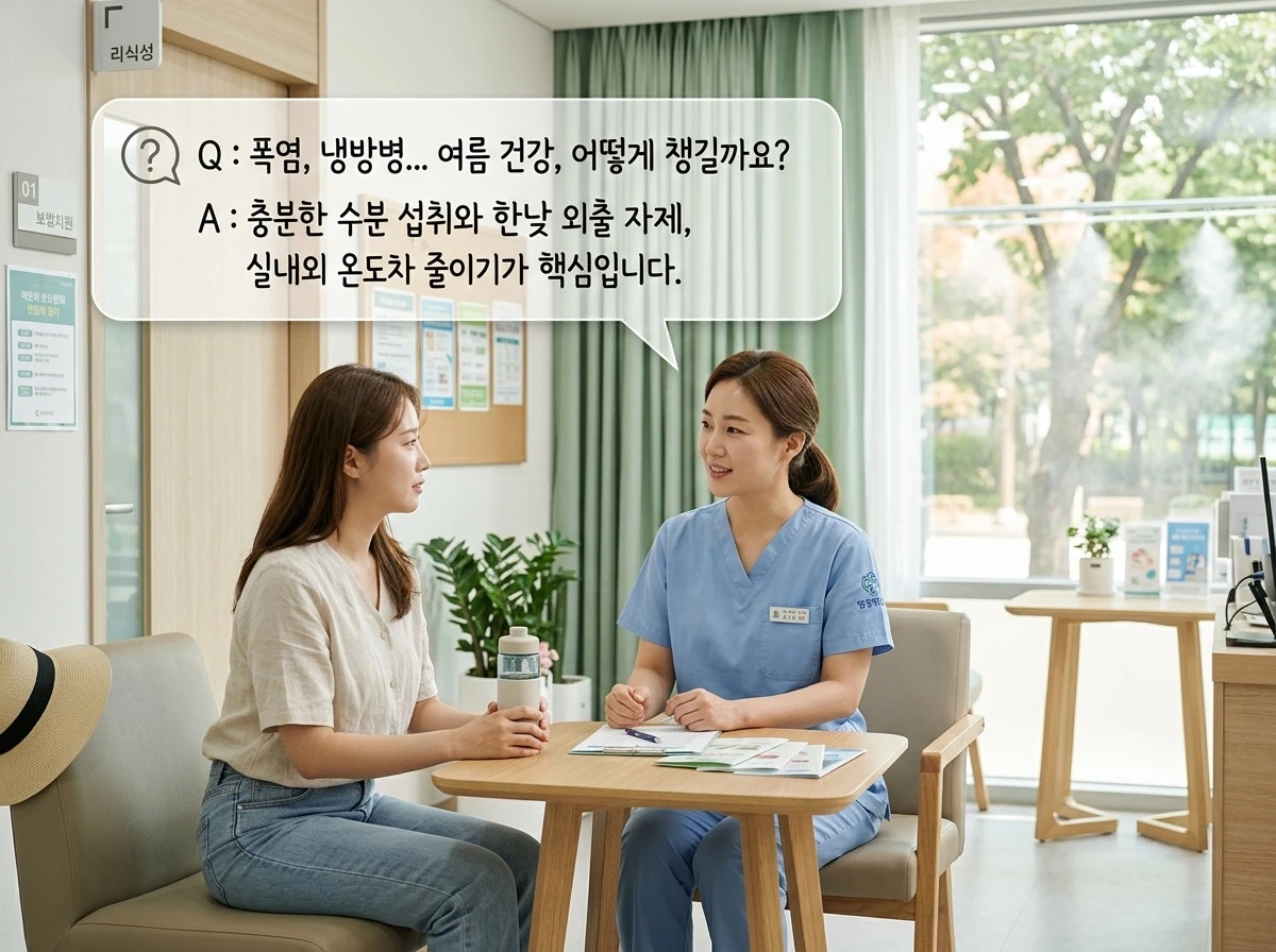 여름철 건강 관련 자주 묻는 질문